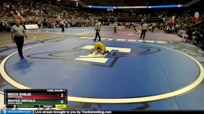 Cons. Round 1 - Brock Roblee, North Platte vs Brayan Arevalo, Omaha Bryan