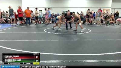 138 lbs Round 3 (4 Team) - Carson Frank, Force WC vs Riddeck Romano, 84 Athletes