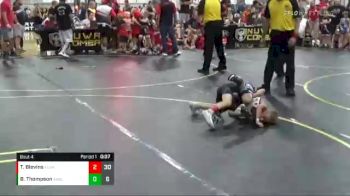 47 lbs Round 2 (6 Team) - Braxton Thompson, ARES Black vs Troy Blevins, Funky Fire