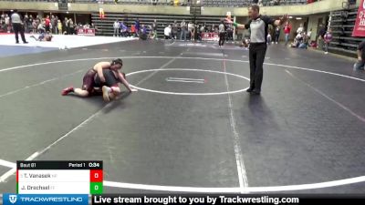 105 lbs Round 5 - Thomas Vanasek, New Prague vs Jayce Drechsel, Fergus Falls