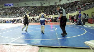 130 lbs Consi Of 32 #1 - Nate Shelton, Pryor Tigers Wrestling vs Braxton Brown, Timberwolves