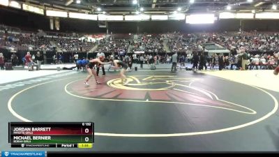 G 132 lbs Champ. Round 1 - Jordan Barrett, Payette Girls vs Michael Bernier, Borah Girls