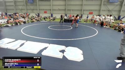 285 lbs Placement Matches (16 Team) - Justin Barnett, Team Virginia vs Brayden Hill, Kansas Red