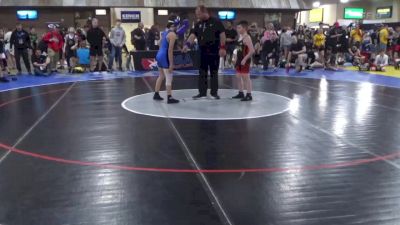 45 kg Rnd Of 16 - Cruz Martin, Interior Grappling Academy vs Alina Bardoni, Gold Rush Wrestling Academy Northwest