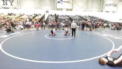 5th Place Match - Dominic Lampariello, Colonie Wrestling vs Wyatt Foster, Dolgeville Youth Wrestling