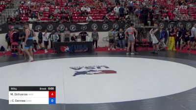 80 kg Quarters - Mason Ontiveros, Vasky Bros\Pitman Wrestling Club vs Caleb Dennee, CrassTrained: Weigh In Club