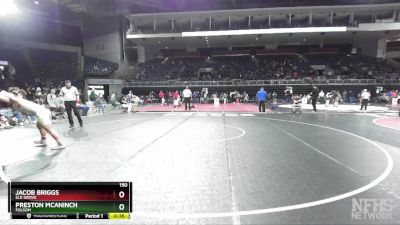 150 lbs Cons. Round 5 - Jacob Briggs, Elk Grove vs Preston McAninch, Folsom