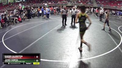 85 lbs Champ. Round 1 - James Garcia, Nebraska Elite Wrestling Club vs Kaiden Allington, Southern Wrestling Club