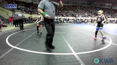 75 lbs Quarterfinal - Joseph Arsee Jr, R.a.w. vs Cash Barbosa, Cowboy Wrestling Club