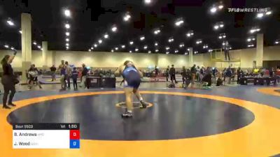 125 kg C-semis - Brian Andrews, Wyoming Wrestling Reg Training Ctr vs Jordan Wood, Lehigh Valley Wrestling Club