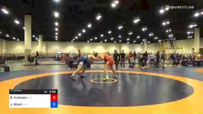 125 kg Consolation - Brian Andrews, Wyoming Wrestling Reg Training Ctr vs Jordan Wood, Lehigh Valley Wrestling Club