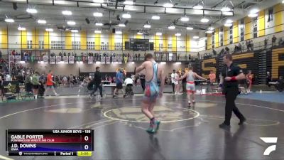 138 lbs Round 1 - Gable Porter, Powerhouse Wrestling Club vs J.d. Downs, Iowa