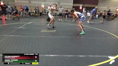 170 lbs Round 3 - Julian Burgett, Legends Of Gold vs Owen Tucker, Frankenmuth