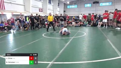 96 lbs Pools - Jonathan Cline, The Asylum Black vs Benjamin Dziuban, Team Brutus