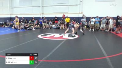 120 lbs Pools - Luke Cline, Rebellion vs Evan Ulrich, West Virginia Wild