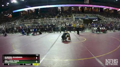130 lbs Quarterfinal - Kelliana Mack, Osceola (Kissimmee) vs Aurora Guadiana, Wellington