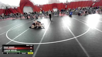 102 lbs Quarterfinal - Isaac Weber, Ringers Wrestling Club vs Carson Weiler, Auburndale Youth Wrestling