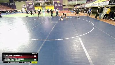 105-111 lbs Round 1 - Avery Van Zelderen, Moen Wrestling Academy vs Kristian DeClercq, ISI Wrestling Club