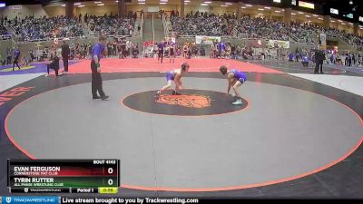 77 lbs Cons. Round 3 - Tyrin Rutter, All Phase Wrestling Club vs Evan Ferguson, Cornerstone Mat Club