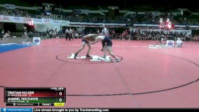 165 lbs 2nd Wrestleback (8 Team) - Tristian Mcleer, St. Augustine Prep vs Gabriel Moltumyr, St. Mary`s Ryken