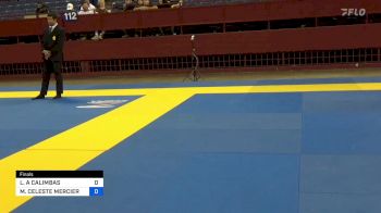 LARA A CALIMBAS vs MARISA CELESTE MERCIER 2023 Pan IBJJF Jiu-Jitsu No-Gi Championship