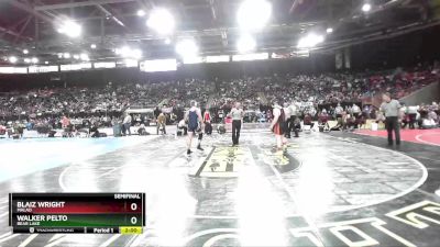 2A 182 lbs Semifinal - Walker Pelto, Bear Lake vs Blaiz Wright, Malad