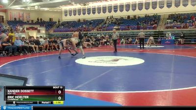 175 lbs Quarters & 1st Wb (16 Team) - Xander Dossett, Ola vs Eric Moelter, Cambridge