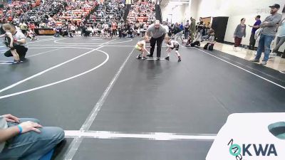 43 lbs Consi Of 8 #2 - Kyson Overholser, Salina Wrestling Club vs Christopher Waitkus, Team Tulsa Wrestling Club