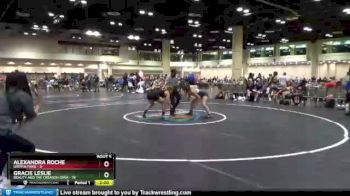 120 lbs Round 1 (10 Team) - Gracie Leslie, Beauty And The Creason Iowa vs Alexandra Roche, Griffin Fang