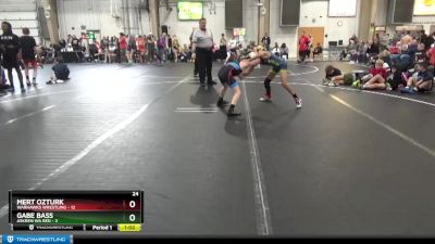 84 lbs Round 2 (8 Team) - Mert Ozturk, Warhawks Wrestling vs Gabe Bass, Askren WA Red