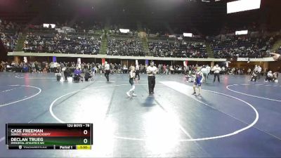 78 lbs Semifinal - Case Freeman, Sebolt Wrestling Academy vs Declan Trueg, Immortal Athletics WC