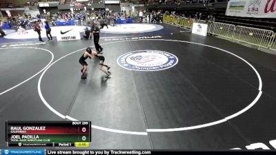 67 lbs Cons. Round 2 - Raul Gonzalez, California vs Joel Padilla, Total Kaos Wrestling Club