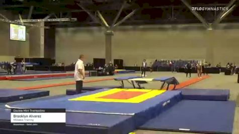 Brooklyn Alvarez - Double Mini Trampoline, Midwest Training - 2021 USA Gymnastics Championships