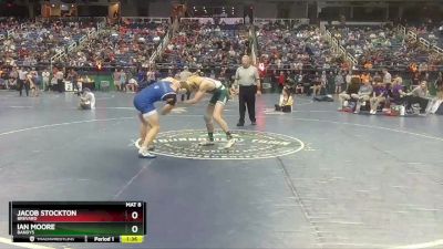 2A 160 lbs Quarterfinal - Ian Moore, Bandys vs Jacob Stockton, Brevard