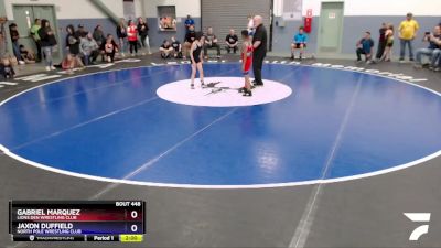 59 lbs Rr2 - Jaxon Duffield, North Pole Wrestling Club vs Gabriel Marquez, Lions Den Wrestling Club