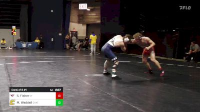 184 lbs Consi Of 8 #1 - Sam Fisher, Virginia Tech vs Matthew Waddell, Chattanooga