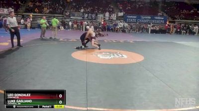 D 1 152 lbs Cons. Round 4 - Leo Gonzalez, Chalmette vs Luke Gagliano, Catholic, BR