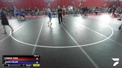 152 lbs Quarterfinal - Lyndon Thies, IL vs Jaxon Miller, IA