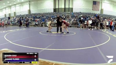 180 lbs Round 1 - Heaven Cole, MI vs Jannine Flores, IL