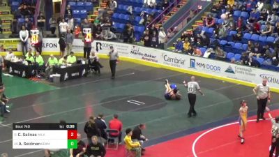 110 lbs Consi Of 32 #2 - Carlo Salinas, Wilkes Barre Area vs Adam Seidman, Germantown Academy