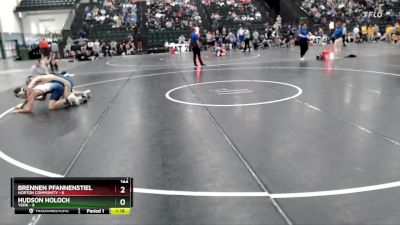 144 lbs Round 4 (16 Team) - Brennen Pfannenstiel, Norton Community vs Hudson Holoch, York