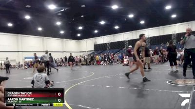 187 lbs Round 2 (4 Team) - Aaron Martinez, Viking UP vs Cragen Taylor, Southern Wolves