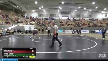 132 lbs Semis & 1st Wb (8 Team) - TYEE CRISP, Bradley Central vs Chad York, Wilson Central