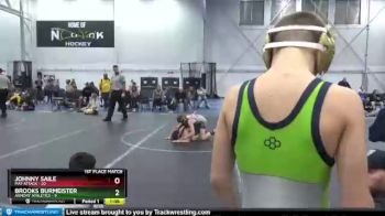 76 lbs Finals (2 Team) - Brooks Burmeister, Armory Athletics vs Johnny Saile, Mat Attack