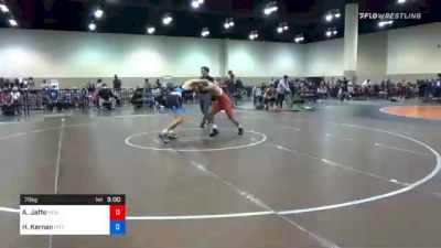 70 kg Consolation - Aj Jaffe, New England Regional Training Center vs Hunter Kernan, Pittsburgh Wrestling Club