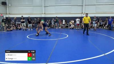 205 lbs Pools - Logan Brown, Rogue W.C. (OH) vs Malachi Congo, Ares W.C. (MI)