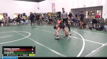 70 lbs Round 3 (8 Team) - Rylen Wax, Team Revival vs Dominic Schuman, Mat Assassins (PA)