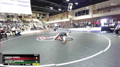 157 lbs Cons. Round 7 - Carson Howell, Vacaville vs Antonio Aramburu, Corona Del Mar