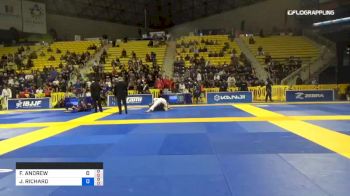 FELLIPE ANDREW LEANDRO SILVA vs JAMES RICHARD PUOPOLO 2019 World Jiu-Jitsu IBJJF Championship