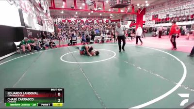 120 lbs Quarterfinal - Chase Carrasco, Lakeside vs Eduardo Sandoval, Long Beach Poly